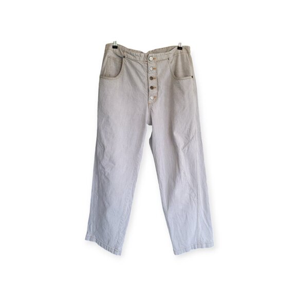 Rachel Comey khaki wash button-fly oversized elkin pant size M [fits up to XL] - Picture 6 of 16